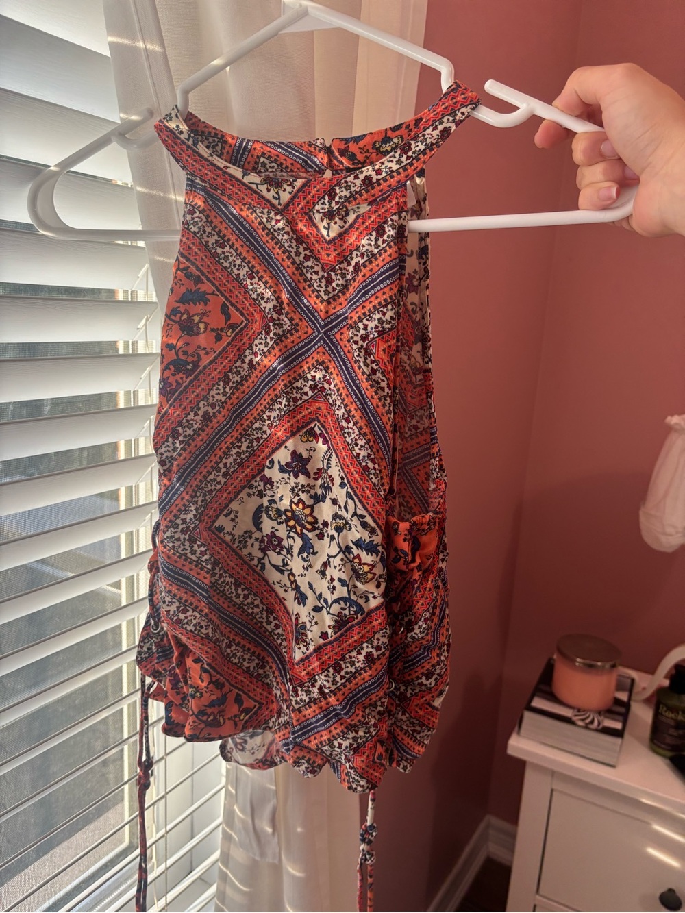 Boho Print Red Multi top
